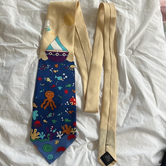 Save The Children Collection underwater scene Tie Pre Owned - Picture 5 of 5